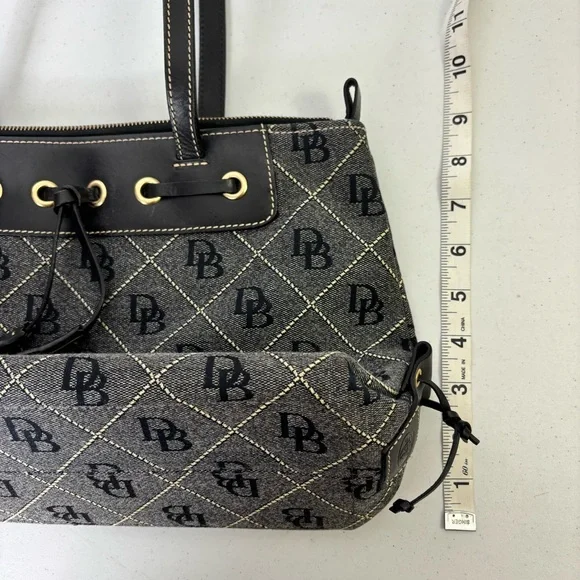 Dooney & Bourke Canvas and Leather Monogram Bag - Picture 8 of 8